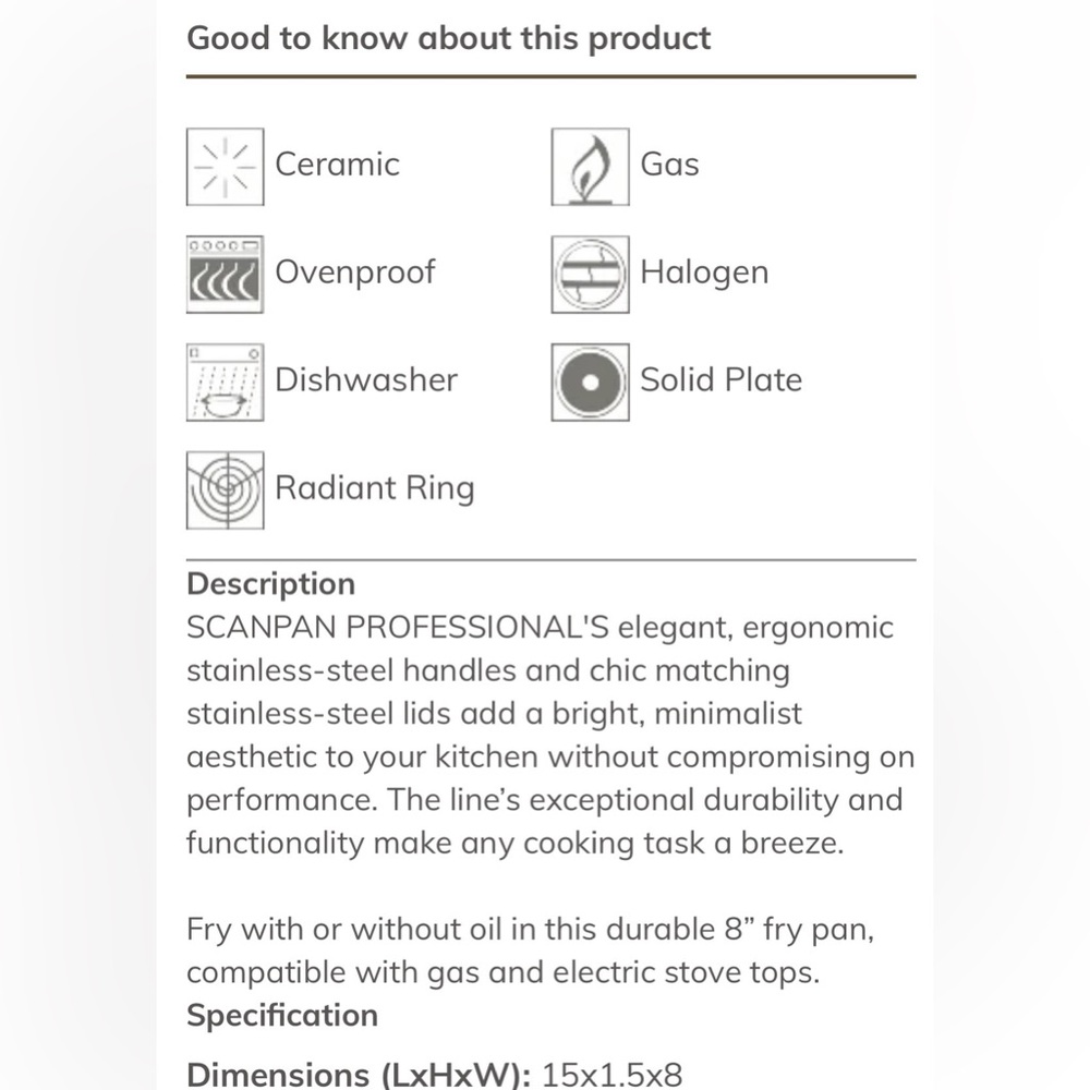 Scanpan Frying Pan - Picture 8 of 9